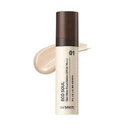 The Saem Eco Soul Skin Wear Foundation Nutral Tone - Тональная основа тон 01 30 мл