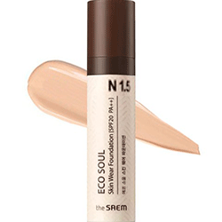 The Saem Eco Soul Skin Wear Foundation Warm tone - Тональная основа тон 1,5 30 мл