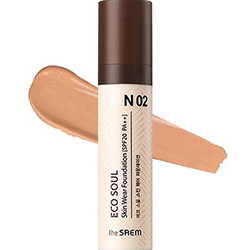 The Saem Eco Soul Skin Wear Foundation Warm tone - Тональная основа тон 02 30 мл