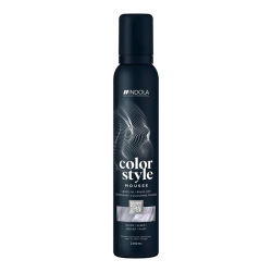 Indola Color Style Mousse Silver - Оттеночный мусс для укладки волос Серебро 200 мл 