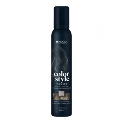 Indola Color Style Mousse Dark Ash - Оттеночный мусс для укладки волос темно-пепельный 200 мл