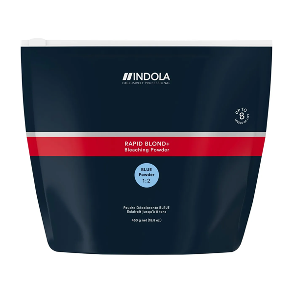 Indola Rapid Blond Blue - Порошок обесцвечивающий голубой 450 гр