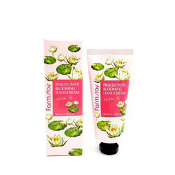 Farmstay Pink Flower Blooming Hand Cream Water Lily - Крем для рук водная лилия 100 мл