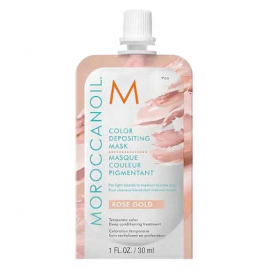 Moroccanoil Color Depositing Mask Rose Gold - Тонирующая маска (розовое золото) 30 мл