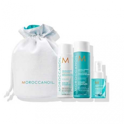 Moroccanoil Сolor Complete Set - Весенний набор 2019 "сохранение цвета" (шампунь 250 мл, кондиционер 250 мл, спрей для сохранения цвета 50 мл)