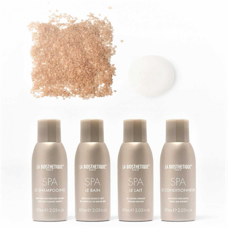La Biosthetique SPA Line Set - Спа-набор по уходу за волосами и телом в подарочной коробке в дорожном формате 