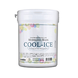 Anskin Original Cool Ice Modeling Mask Сontainer - Маска альгинатная для кожи охлаждающая с успокоительным эффеектом (банка) 240 г