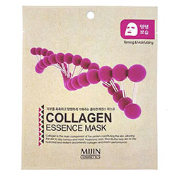 Mijin Cosmetics Essence Mask Collagen - Маска для лица тканевая коллаген 25 г