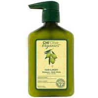 CHI Olive Organics Hair Аnd Body Shampoo - Шампунь для волос и тела 340 мл