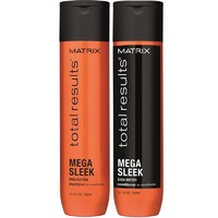 Matrix Total Results Mega Sleek - Новогодний набор для гладкости волос (шампунь 300 мл + кондиционер 300 мл)