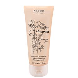 Kapous Treatment - Абсорбирующая грязевая паста для жирной кожи головы 150 мл 