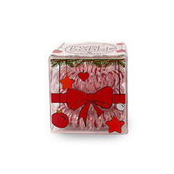 Invisibobble Original Christmas Glitter - Резинка для волос (прозрачный/красный)3 шт