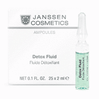 Janssen Cosmetics Skin Excel Glass Ampoules Detox Fluid - Детокс-сыворотка в ампулах 25*2 мл