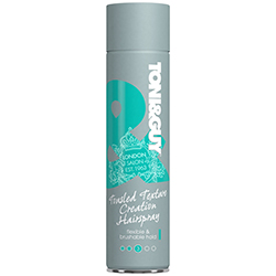 Toni and Guy Tousled Texture Creation HairSpray - Лак-спрей для волос легкая фиксация для естественных укладок 250 мл