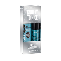 Sexy Hair Healthy Soy Renewal - Nourishing Styling Treatmen + Soy Tri - Wheat Leave-in Conditioner - Набор (маска несмываемая на масле арганы 125 мл+ кондиционер несмываемый соевый 250 мл)