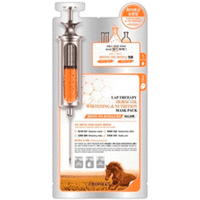 Deoproce Lap Therapy Ampoule Maskpack Horse Oil Whitening and Nutrition - Маска-сыворотка для лица питательная 25 г