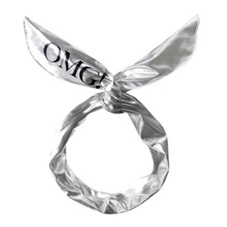 Double Dare OMG  Platinum HairBand-Silver - Повязка косметическая для волос (серебряный металлик)