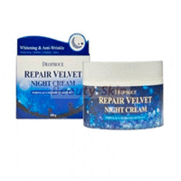 Deoproce Moisture Repair Velvet Night Cream - Крем для лица ночной восстанавливающий 100 г