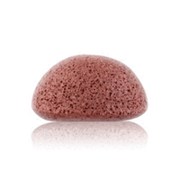 The Konjac Sponge Pure Mini Face Puff With Red French Clay - Мини-спонж для умывания лица
