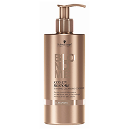 Schwarzkopf BlondMe Keratin Restore Bonding Cleansing Conditioner - Очищающий кондиционер 500 мл 