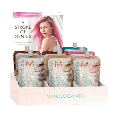 Moroccanoil Color Depositing Mask - Набор тонирующих масок 7*30мл