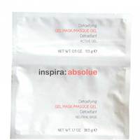 Janssen Cosmetics Inspira Absolue Detoxifying Gel Mask With Active Charcoal and Mint - Детоксицирующая моделирующая гидрогель-маска 5*50 г