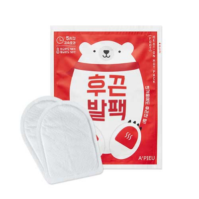 A'pieu Heat On Hot Pack Foot - Патчи для ног тепловые 2 шт