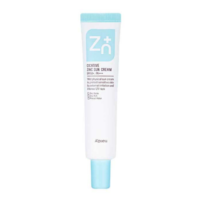 A'pieu Cicative Zinc Sun Cream - Крем солнцезащитный с цинком 40 г