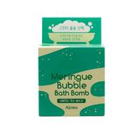 A'pieu Meringue Bubble Bath Bomb Green Tea Walk - Пенная бомбочка для ванны зеленый чай 130 г