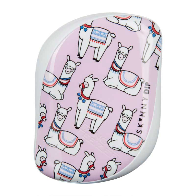 Tangle Teezer Compact Styler Lovely Llama - Расческа для волос (розовый/белый)