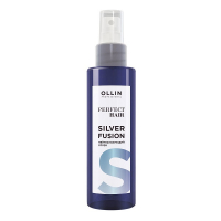 Ollin Perfect Hair Silver Fusion - Нейтрализующий спрей для волос 120 мл