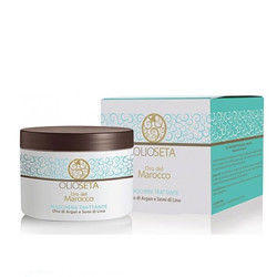Barex Olioseta Oro del Marocco Nourishing Mask - Питательная маска с маслом арганы и маслом семян льна 250 мл