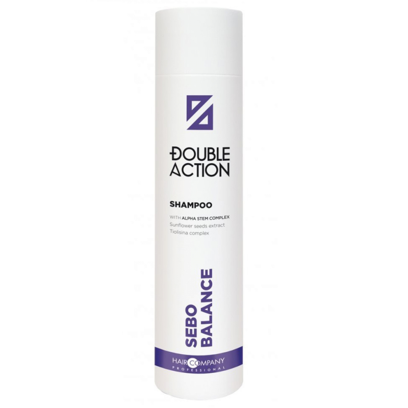 Hair Company Double Action Sebo Balance Shampoo - Шампунь регулирующий работу сальных желез 250