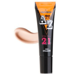 Baviphat Urban Dollkiss A To Z Cream Whitening + Wrinkle + Sunblock - Крем мультифункциональный тон 21 (отбеливание + от морщин + крем для загара) 10 мл