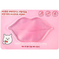 Etude House Cherry Jelly Lips Patch Vitalizing - Патч для губ гидрогелевый 10 г