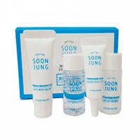 Etude House Et.Soonjung Skin Care Kit 4 Pcs - Набор уходовый мини ( тонер + эмульсия + крем + ночная маска) 42 мл
