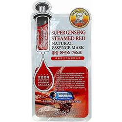 Ekel Ginseng Steamed Red Natural Essence Mask 3D - Маска с экстрактом красного женьшеня 25 г