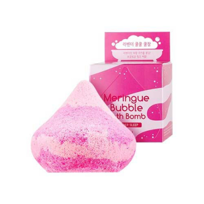 A'pieu Meringue Bubble Bath Bomb Lavender Sleep - Пенная бомбочка для ванны лаванда 130 г