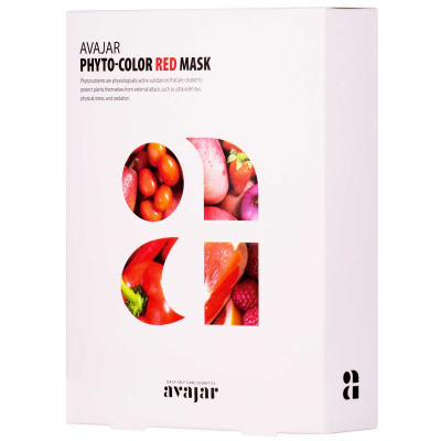 Avajar Phyto-Color Red Mask - Питательная маска 10 шт