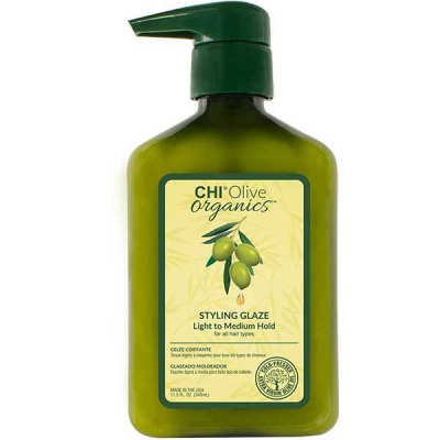 CHI Olive Organics Styling Glaze - Гель стайлинг средней фиксации 340 мл