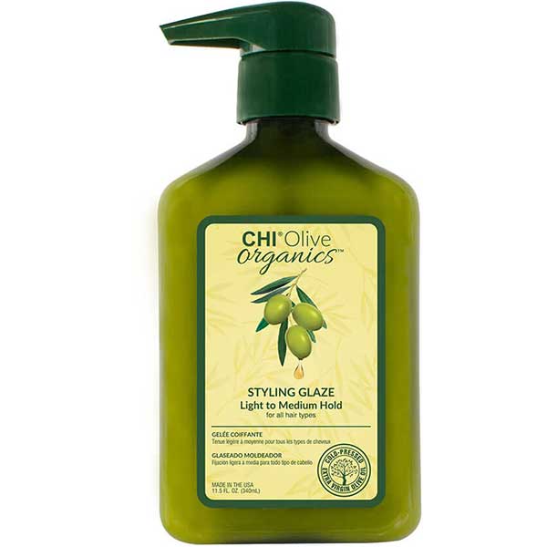 CHI Olive Organics Styling Glaze - Гель стайлинг средней фиксации 340 мл