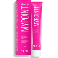 Tefia Mypoint Permanent Hair Coloring Cream - Перманентная крем-краска для волос 1.0 черный 60 мл