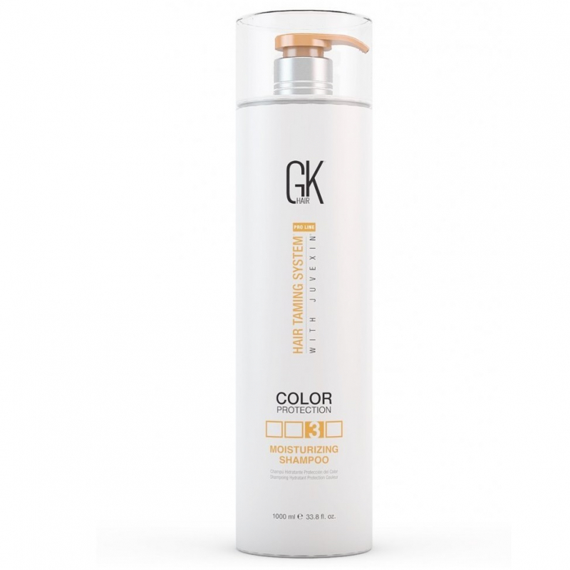 GKhair Global Keratin Moisturizing Shampoo Color Protection - Увлажняющий шампунь защита цвета 1000 мл