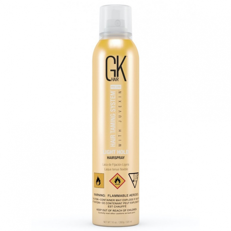 GKhair Global Keratin Hair Spray Light Hold - Лак для волос легкой фиксации 320 мл