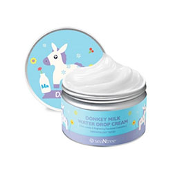 Seantree Donkey Milk Water Drop Cream - Крем для лица с молочными протеинами 200 г