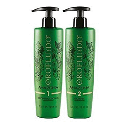 Orofluido Amazonia Set Reconstruction Oil + Shampoo Rinse Oil - Шаг 1 Восстанавливающее масло 500 мл + Шаг 2 Очищающий шампунь 500 мл