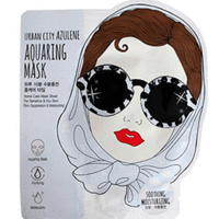 Baviphat Urban City Azulene Aquaing Mask Soothing Moisturizing - Маска для лица тканевая 25 г