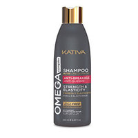 Kativa Omega Complex Nutri Omega Anti-Breakage Shampoo - Антистрессовый шампунь для поврежденных волос 250 мл
