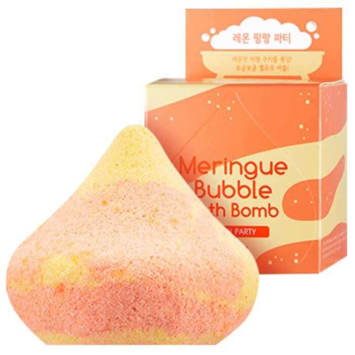 A'pieu Meringue Bubble Bath Bomb Lemon Party - Пенная бомбочка для ванны лимон 130 г