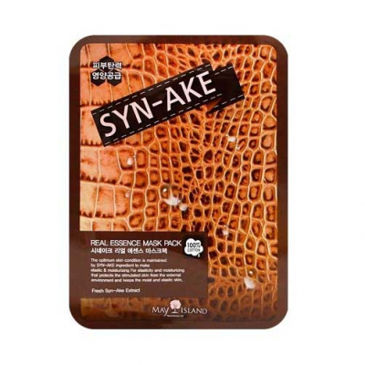 May Island Real Essence Syn-Ake Mask Pack - Маска для лица тканевая 25 мл